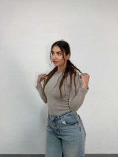 Базове боді "Foundation" Сіре  2248 фото