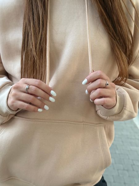 Худі утеплене на флісі бежеве L-XL-XXL 22L фото