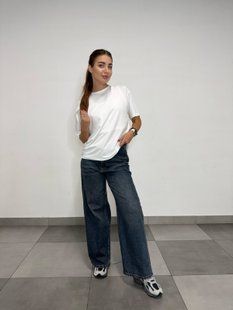 Джинси Super Wide Leg сині 3689 2W4 фото