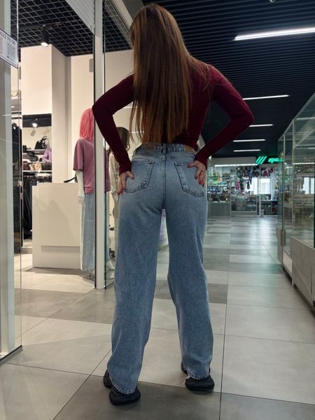 Джинси Wide Leg блакитні 28K фото
