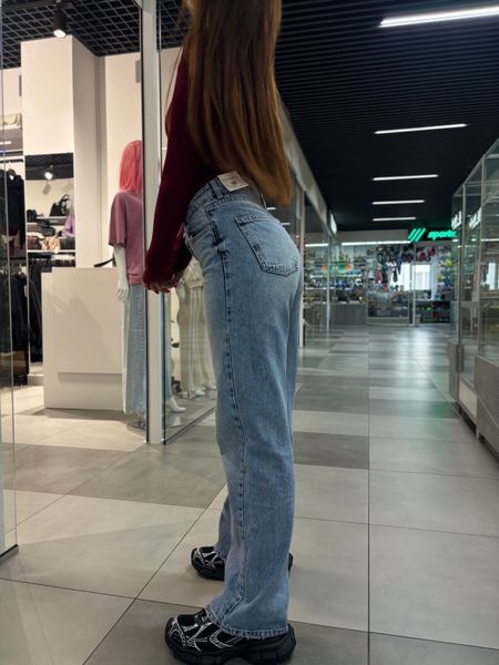 Джинси Wide Leg блакитні 28K фото